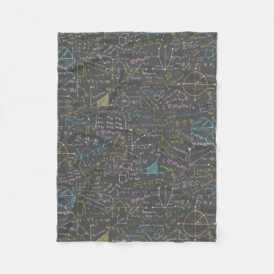Math Lessons Fleece Blanket