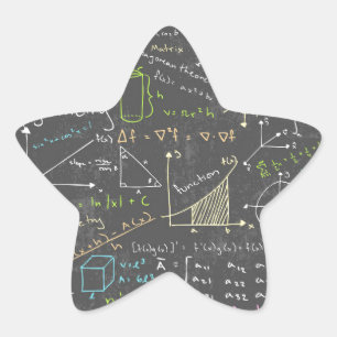 Math Lessons Star Sticker