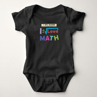 Math Love Baby Bodysuit