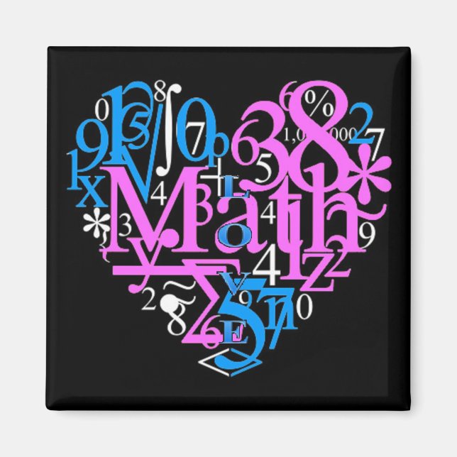 Math Love Magnet (Front)