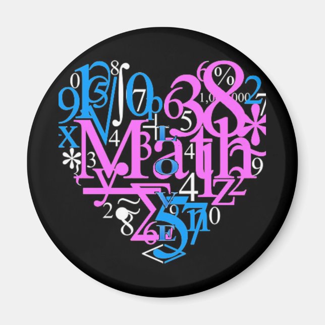 Math Love Magnet (Front)