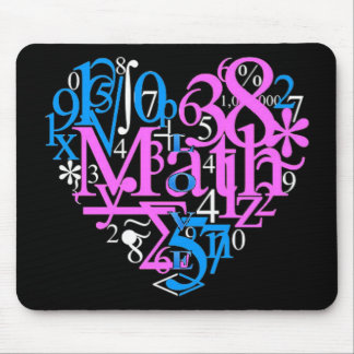 Math Love Mouse Pad