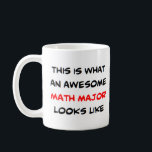 math major, awesome coffee mug<br><div class="desc">math major</div>