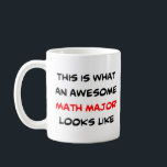 math major, awesome coffee mug<br><div class="desc">math major</div>