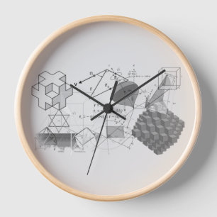 Math Mastermind T-Shirt Clock