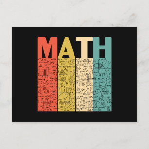 Math, Math Teacher Postcard