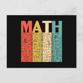 Math, Math Teacher Postcard