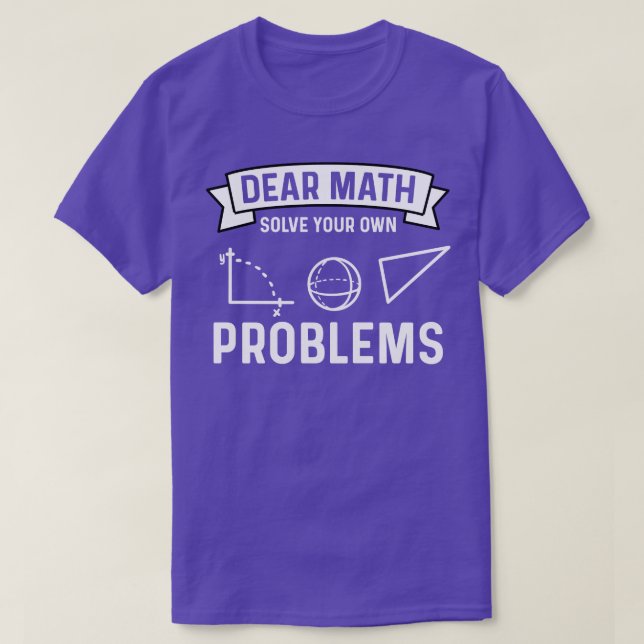 Math Mathematician Math Teacher T-Shirt (Design Front)