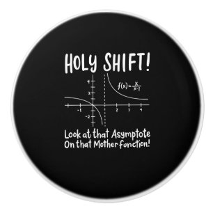 Math Mathematics Ceramic Knob