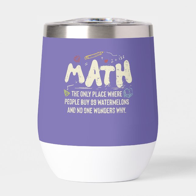 Math  Mathematics Math Teacher Gift (Front)