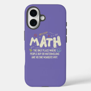 Math Mathematics Math Teacher Gift iPhone 16 Case