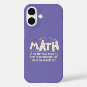 Math  Mathematics Math Teacher Gift iPhone 16 Case