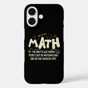 Math Mathematics Math Teacher Gift iPhone 16 Case