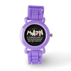 Math Mathematics Math Teacher Gift Watch