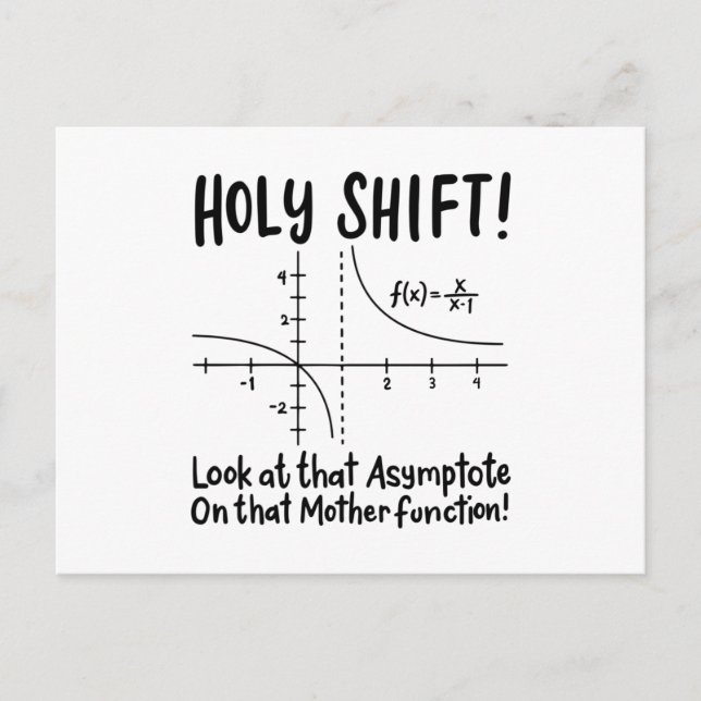 Math Mathematics Postcard (Front)