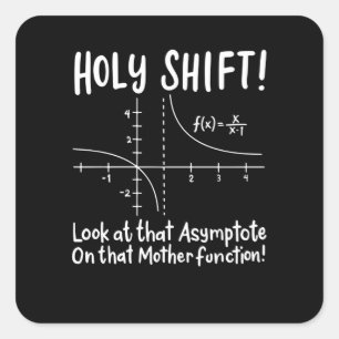 Math Mathematics Square Sticker