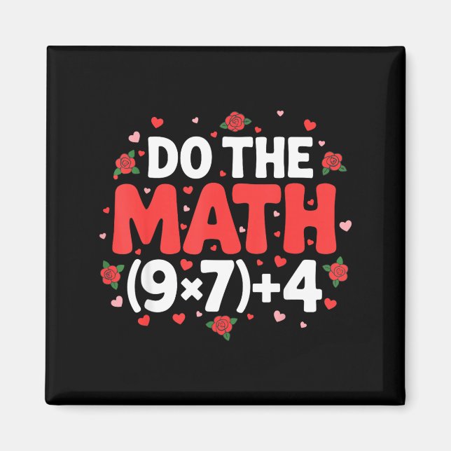 Math Meme Teacher Pi Humor Algebra Geometry Clroom Magnet (Front)