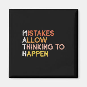 Math Mistakes Allow Thinking To Happen Mathematics Magnet