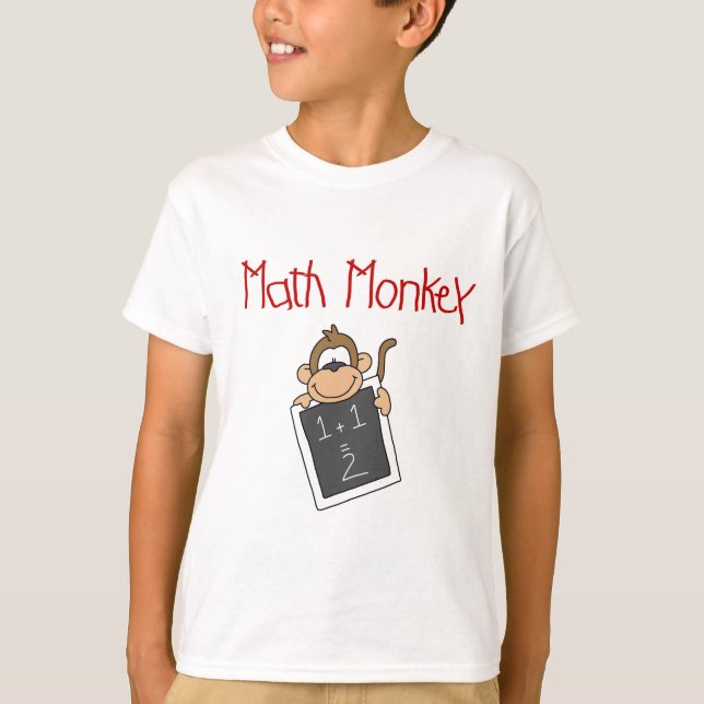 Math Monkey Tshirts and Gifts (Front)