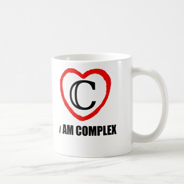 Math Mug for Teachers - Complex - i Am Complex (Right)