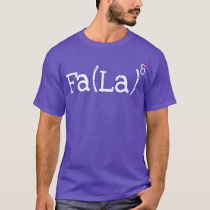 Math Nerd Christmas  Fa la la la exponent  T-Shirt