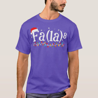 Math Nerd Christmas  Fa la la la  T-Shirt
