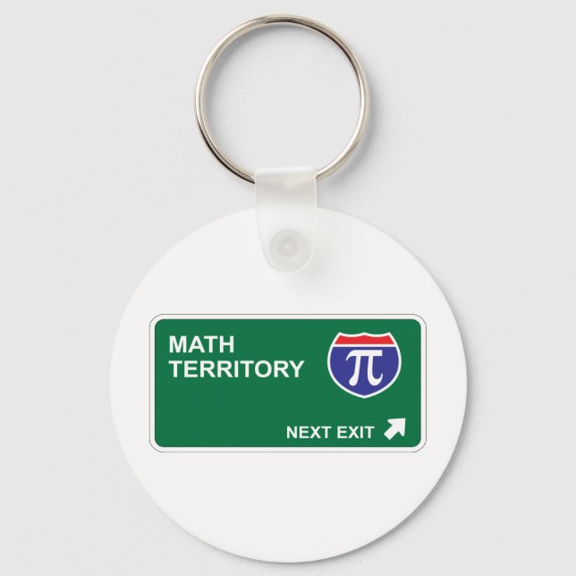 Math Next Exit Key Ring (Front)