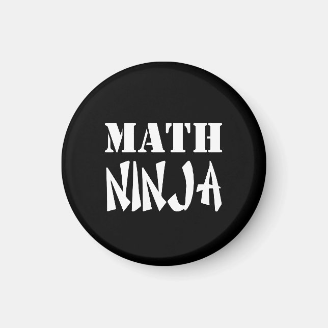 Math Ninja Magnet (Front)