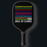 Math Numbers 100th Day of School Teacher Kids  Pickleball Paddle<br><div class="desc">100th Day of School Teacher Kids 100 Days Math Numbers T-Shirt</div>