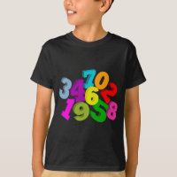 math numbers in colour