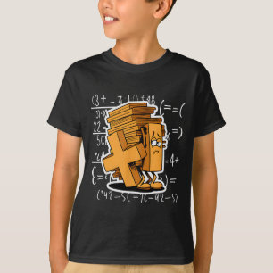 Math Overload Funny Equation Cartoon  T-Shirt