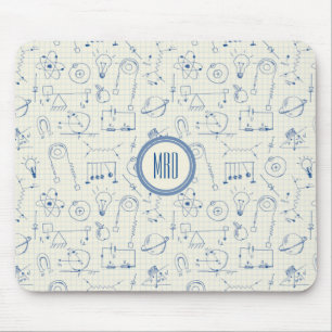 Math Physics Electronics Icons Pattern Personalise Mouse Pad