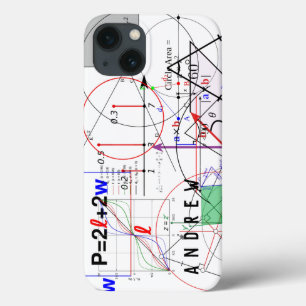 Math Physics Science Equation Personalised iPhone 13 Case