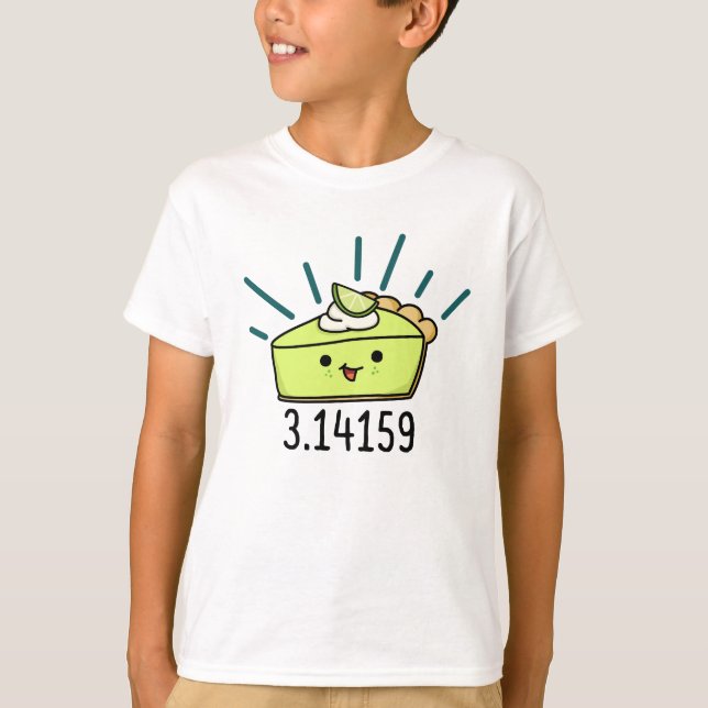 Math Pi Number Funny Pie Pun  T-Shirt (Front)