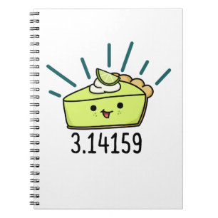 Math Pie Number Cute Pie Pun Notebook