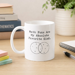 Math Puns Are My Absolute Favourite Kind Humour Coffee Mug