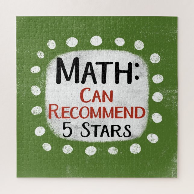 Math Review 5 Stars Jigsaw Puzzle (Vertical)