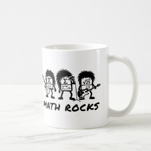 Math Rocks Academic Rock Band Humor Coffee Mug