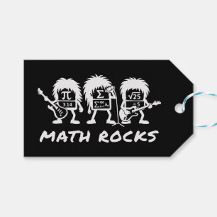 Math Rocks Academic Rock Band Humor Gift Tags