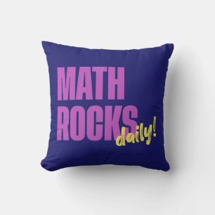Math Rocks Daily Cushion