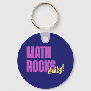 Math Rocks Daily Key Ring
