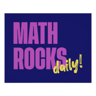 Math Rocks Daily Poster