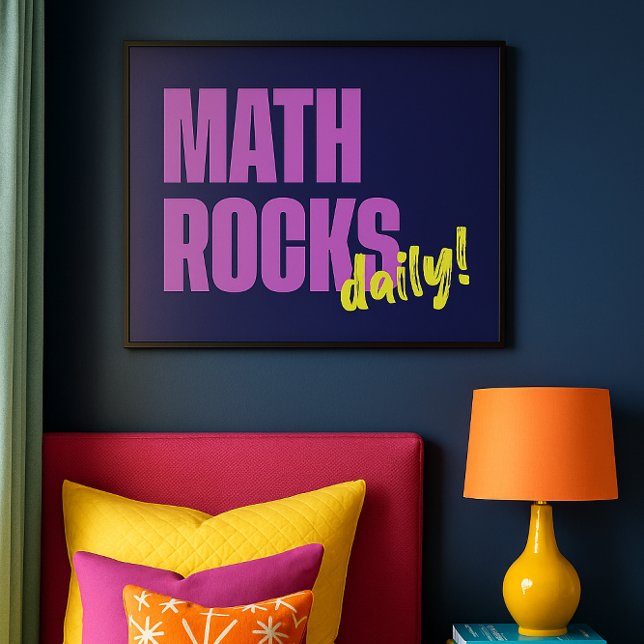 Math Rocks Daily Poster (Creator Uploaded)