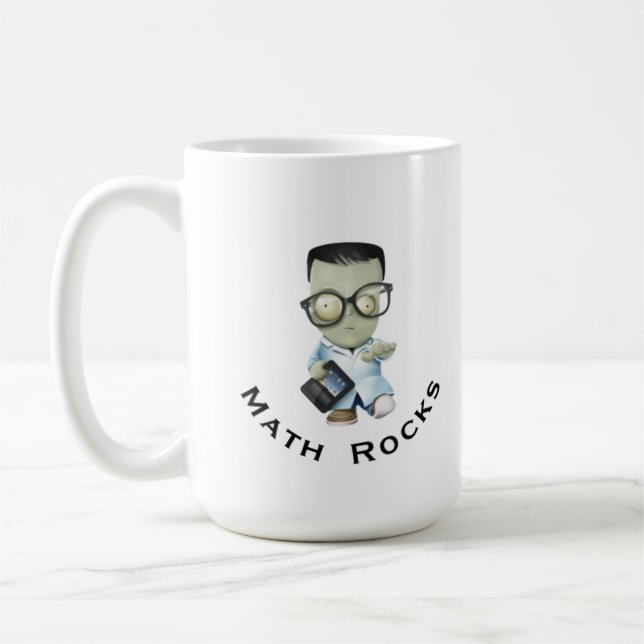 Math Rocks Drinkware Coffee Mug (Left)
