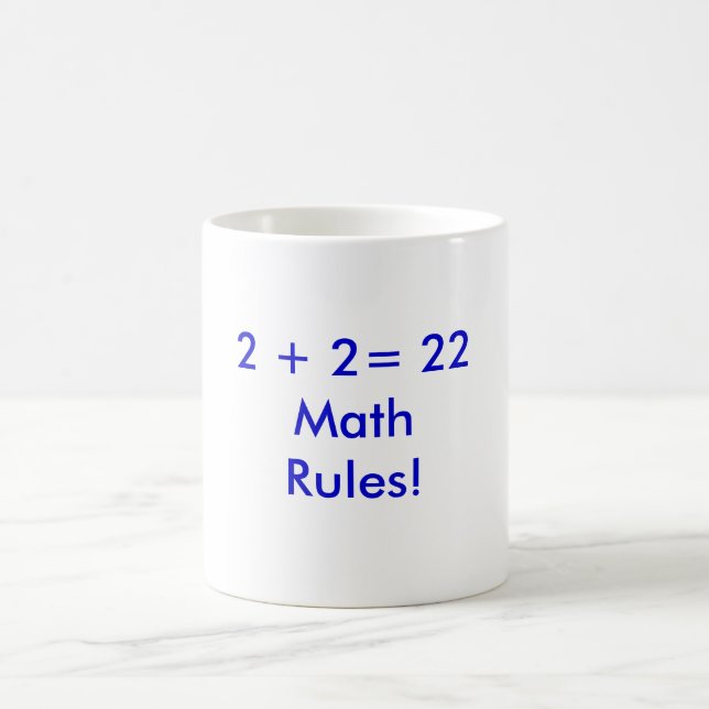 Math Rules Mug (Center)