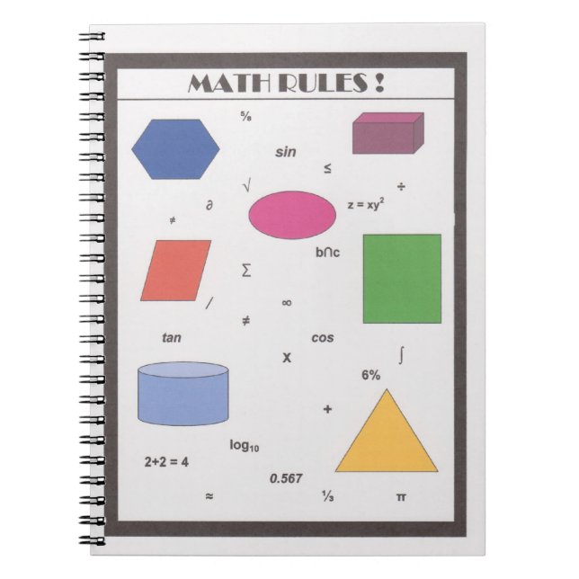 Math Rules! Notebook (Front)
