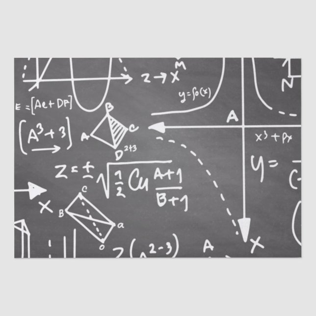 Math scribbles   tissue paper (Front)