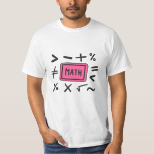 Math symbols for Students and Parents T-Shirt