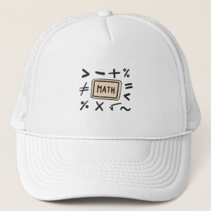 Math symbols for Students and Parents Trucker Hat