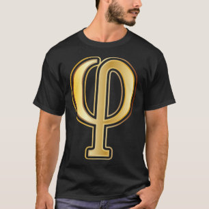 Math Symbols Gold Ratio Phi Maths Fan Gift riding T-Shirt